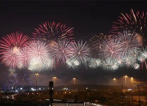 绥化焰火晚会